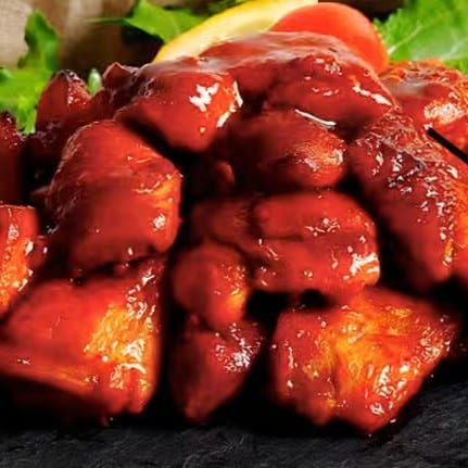 Spicy BBQ Chicken.