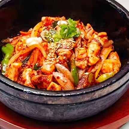 Spicy Squid Hotpot.