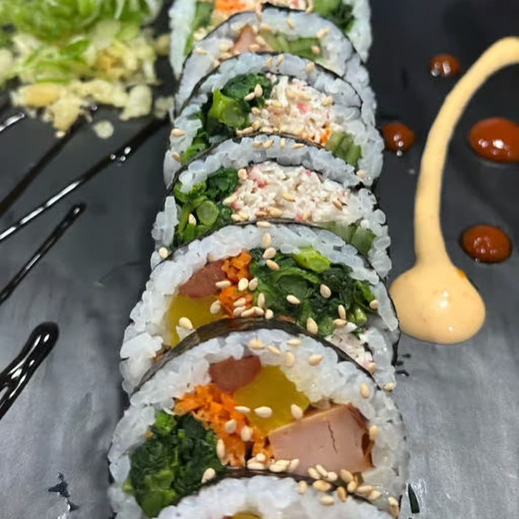 Kimbap With 2 Proteins.