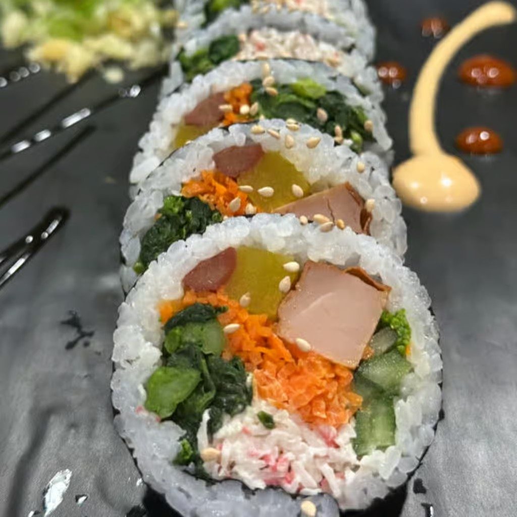 Kimbap With 3 Proteins.