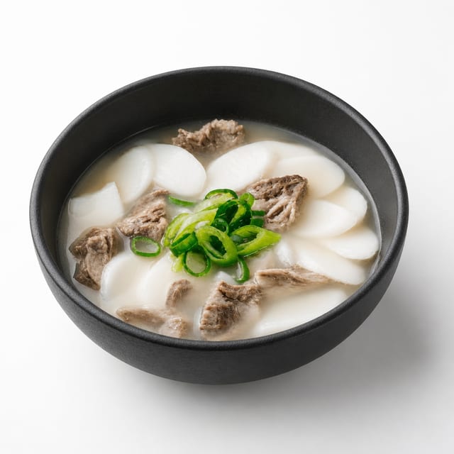 Rice Cake Soup.