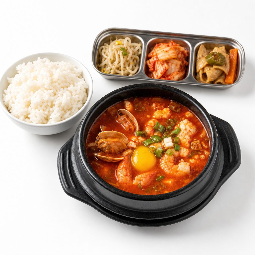 Seafood Tofu Soup.
