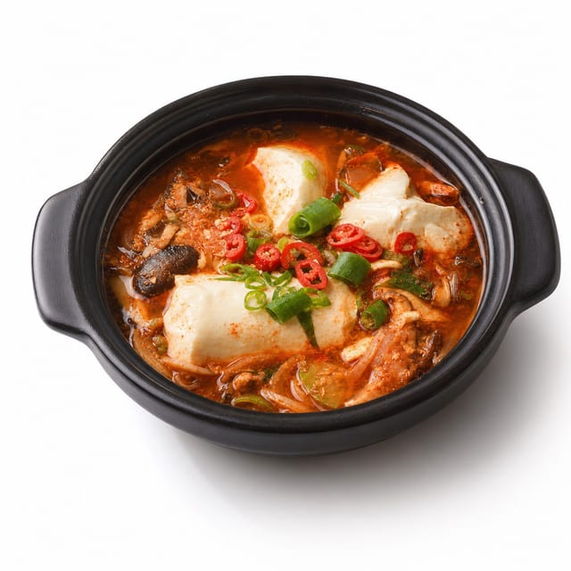 Mushroom Tofu Soup.