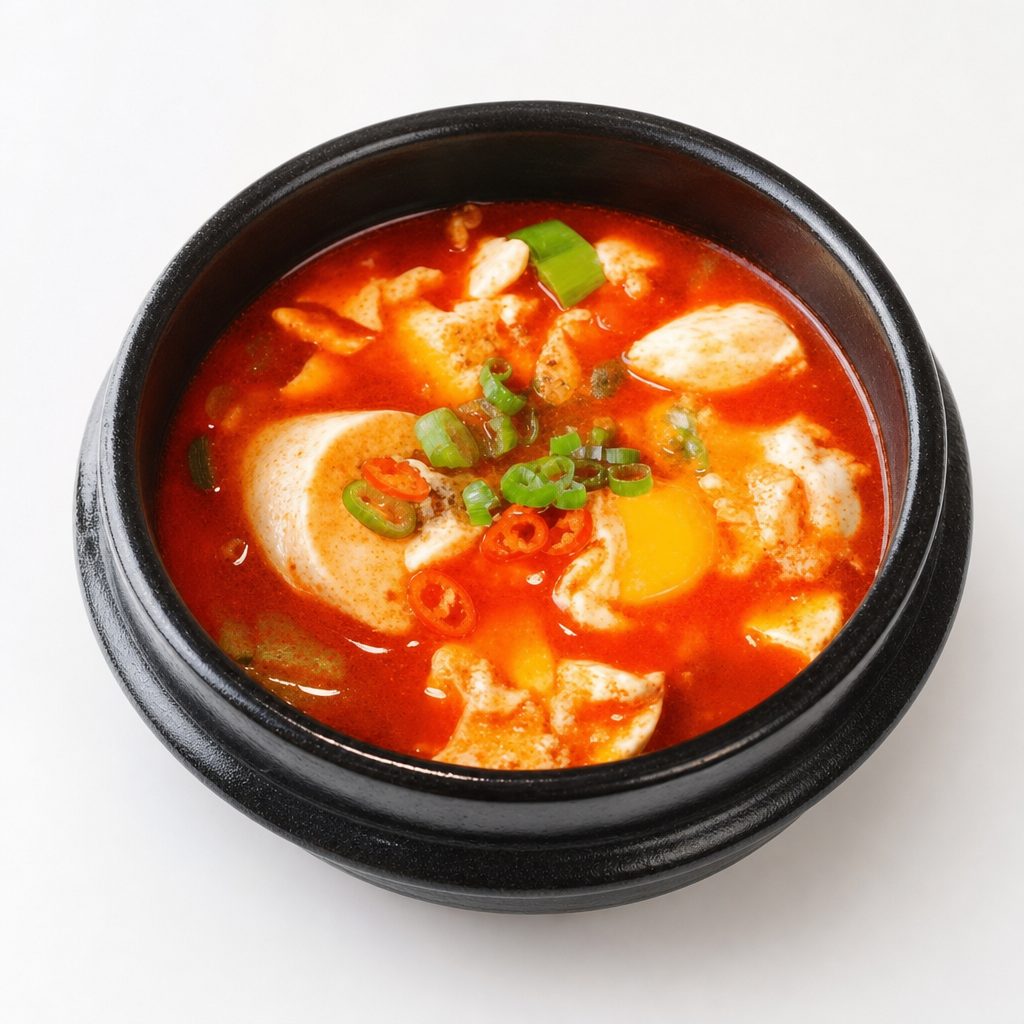 Mixed Tofu Soup.