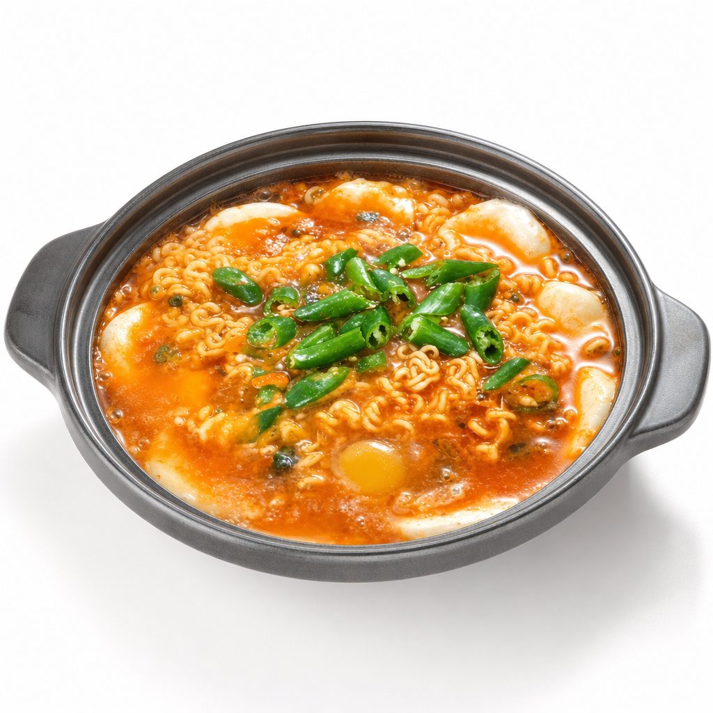 Ramyun Tofu Soup.