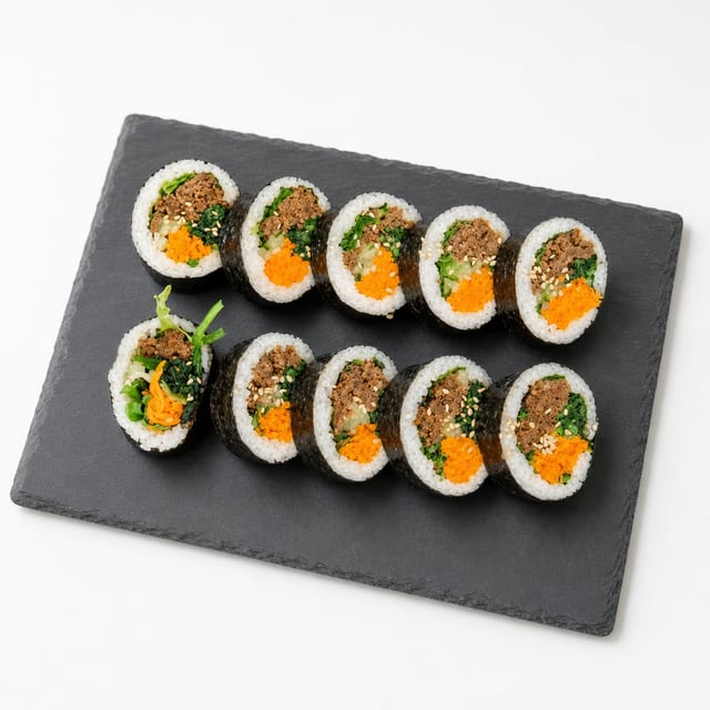 Beef (Bulgogi) Kimbap.