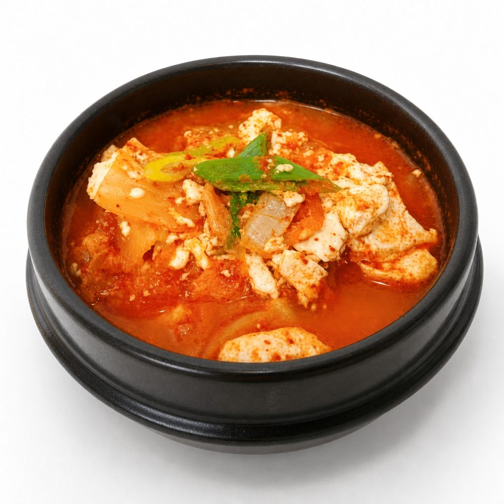 Kimchi Tofu Soup.