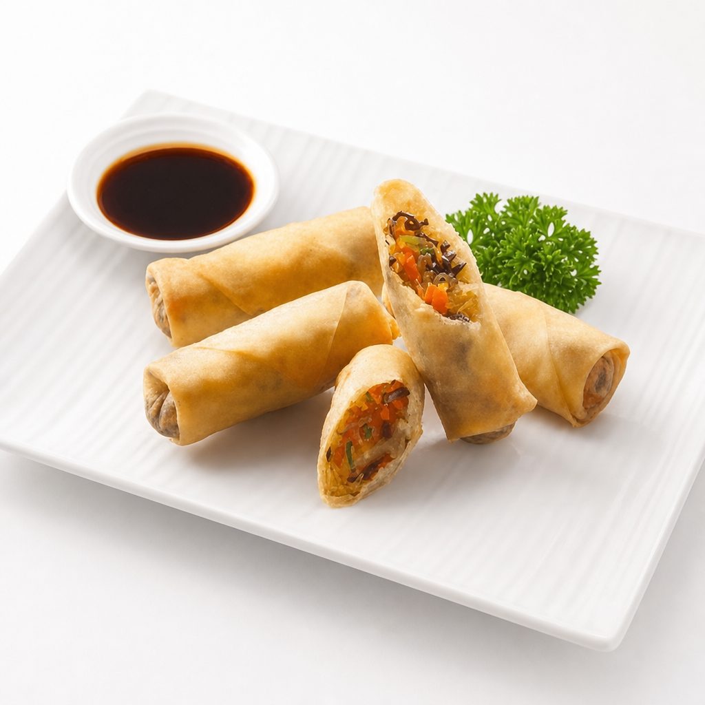 Vegetable Spring Rolls.